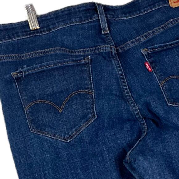 Levi’s Women's Jeans 711 Skinny Ankle Raw Released Hem Mid Rise Plus Size 20W - Picture 6 of 9